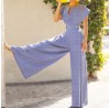 Classic glamor flared pants suit HF1619-03-01