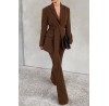 women's all-match striped blazer HF0610-04-03