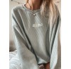 women's long sleeve round neck pullover T-shirt HE1511-04-04