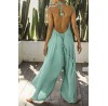 Sexy V-neck camisole loose jumpsuit HF3423-02-02
